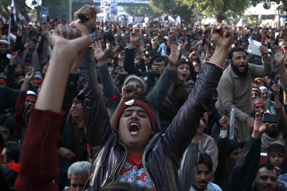 Anti-Charlie rally in Pakistan