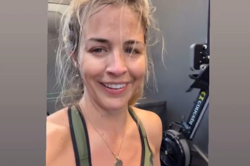 Gemma was seen folliwng her latest work out -Credit:Gemma Atkinson Instagram