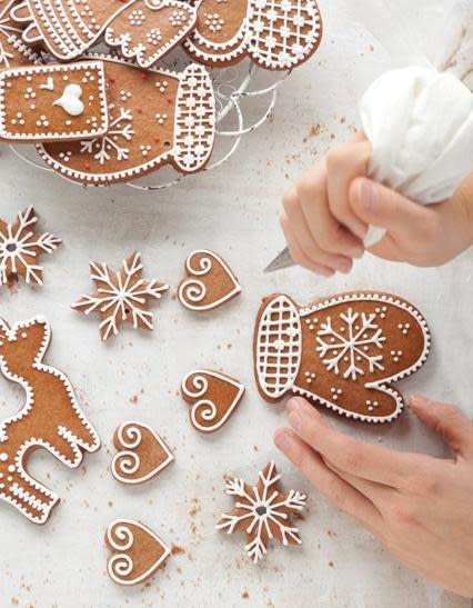 Biscuits en pain d’épices décorés