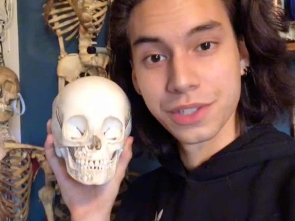 JonsBones, a New York-based TikTok user who sells bones  (TikTok/JonsBones)