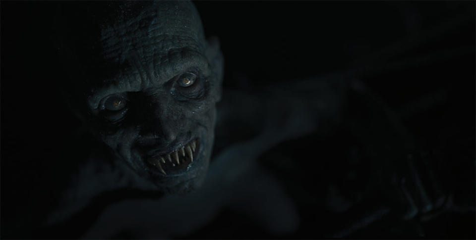 Javier Botet as Nosferatu in The Last Voyage of the Demeter.