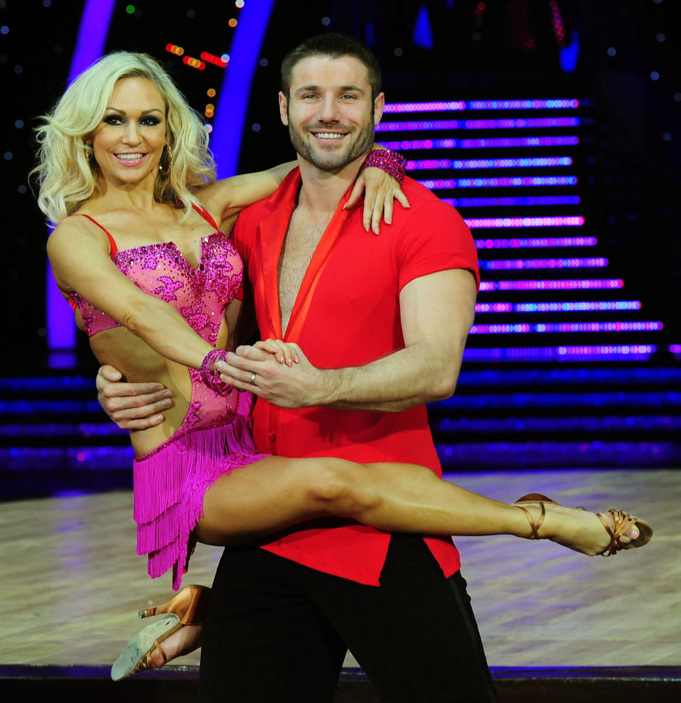 Ben Cohen and Kristina Rihanoff during a press call for the UK Strictly Come Dancing Live Tour 2014 starting in Birmingham on Friday at the National Indoor Arena, Birmingham.   (Photo by Rui Vieira/PA Images via Getty Images)