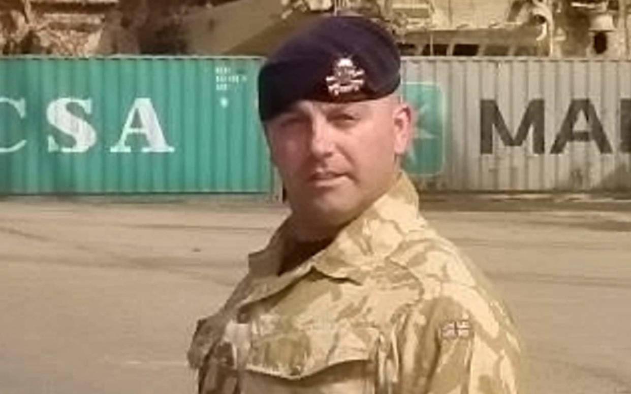 Lee Darker served 22 years in the British Army before leaving in 2010 - © Barbara Darker / SWNS