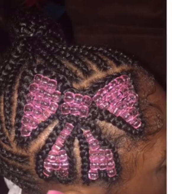 Shavon Stevens does incredible braiding, despite a physical setback. (Photo: Shavon Stevens)