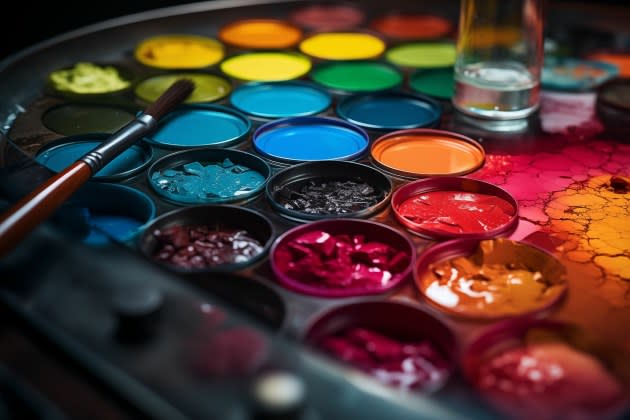 The kind of paints an artist might use instead of an AI image generator.  - Credit: kept/Adobe Stock