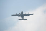 <p>RSAF taking part in a flypast during the parade preview on 28 August. (PHOTO: Dhany Osman / Yahoo News Singapore) </p>