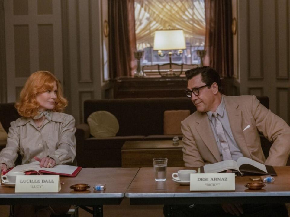 To give Nicole Kidman and Javier Bardem some credit, their performances as Lucille Ball and Desi Arnaz haven’t been entirely deprived of mimicry. (Prime Video)