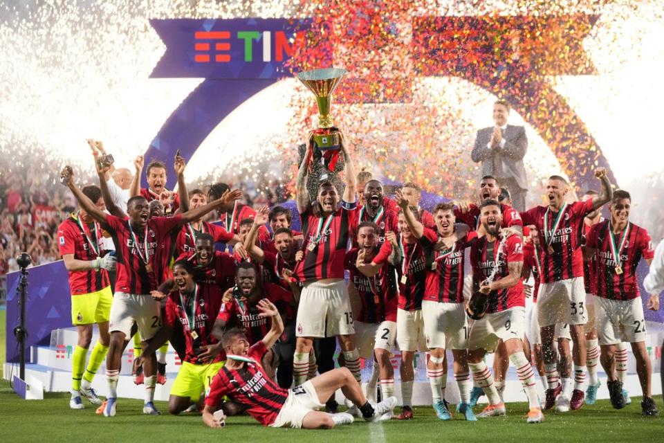 AC Milan won their 19th Serie A title (Michele Nucci/AP/PA) (AP)
