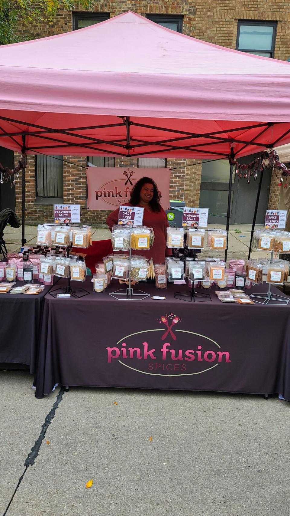 Pink Fusion Spices of Kaukauna started at farmers markets and has expanded to ecommerce and now retail shops.