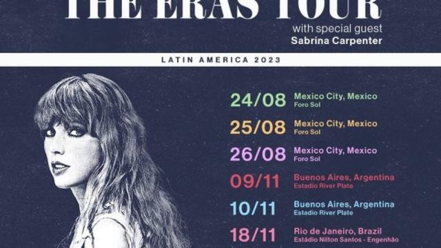 eras tour latin america schedule