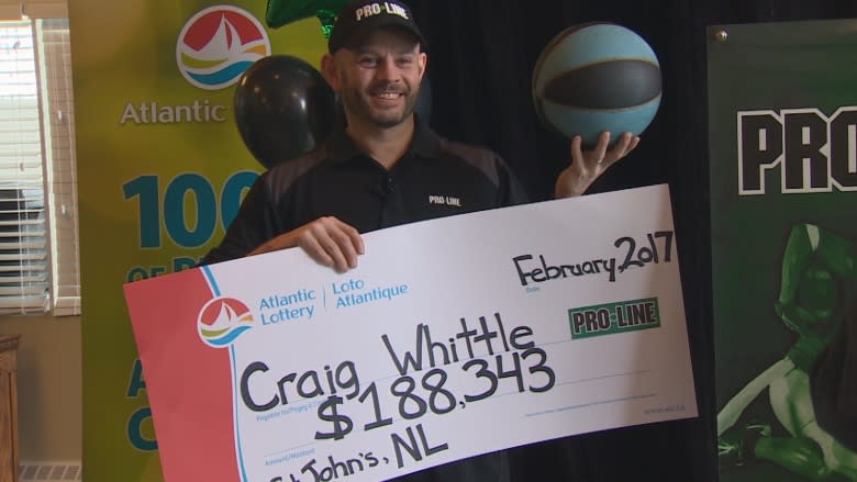 St. John's man wins $188K, largest Pro-Line jackpot ever in Atlantic Canada