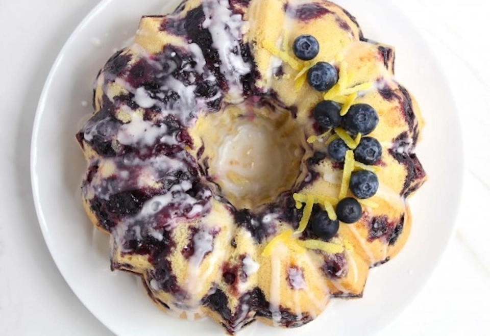 Blueberry Lemon Pound Cake