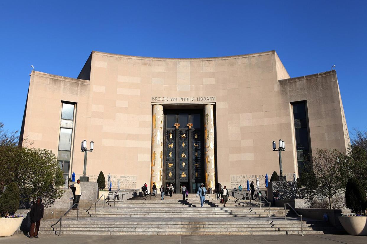 Brooklyn Public Library in Brooklyn, New York on April 15, 2016.