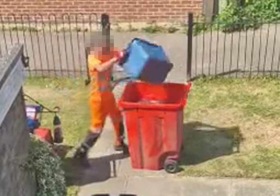 Canterbury City Council said they would investigate, they also threatened not to collect residents' rubbish if they refused to separate it. (SWNS)