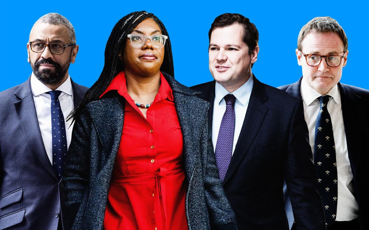 James Cleverly, Kemi Badenoch, Robert Jenrick, and Tom Tugendhat are the four left standing following the second round of eliminations