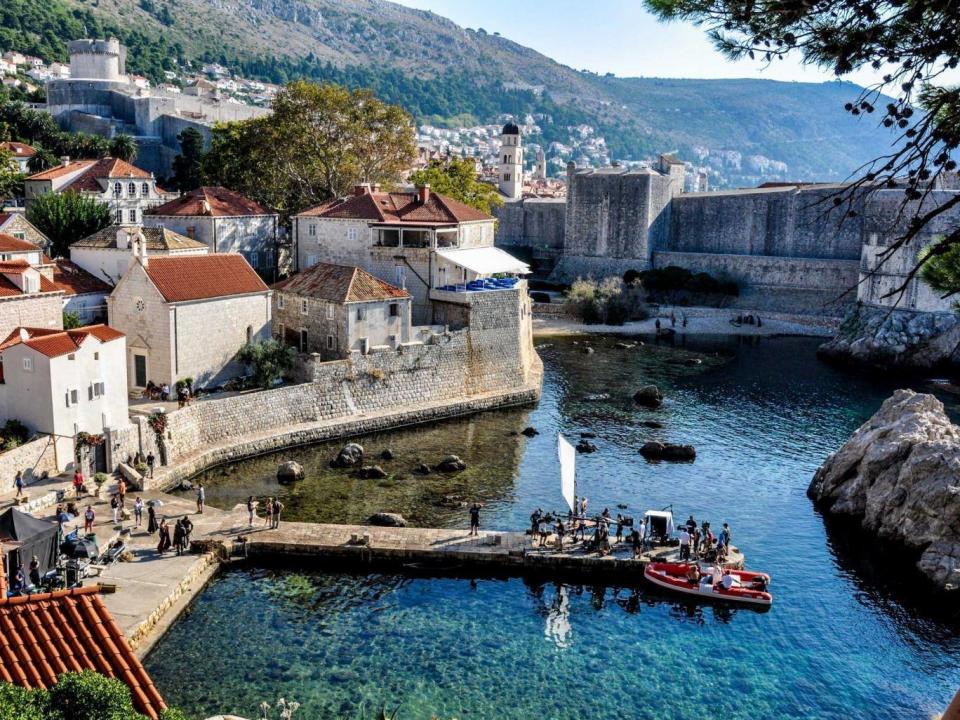 Dubrovnik on set: TV series ‘Game of Thrones’ was set in the Pile area near the city walls (Rex)