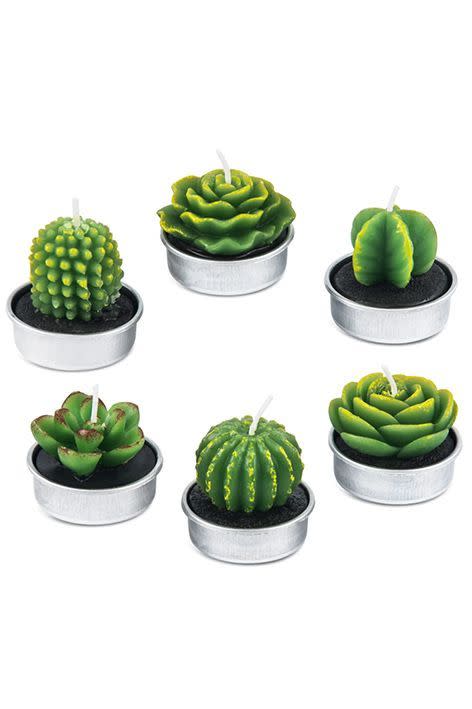 Handmade Succulent Cactus Candles