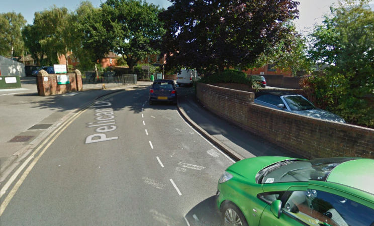 Space: The incident took place in Pelican Lane in Newbury (Google)