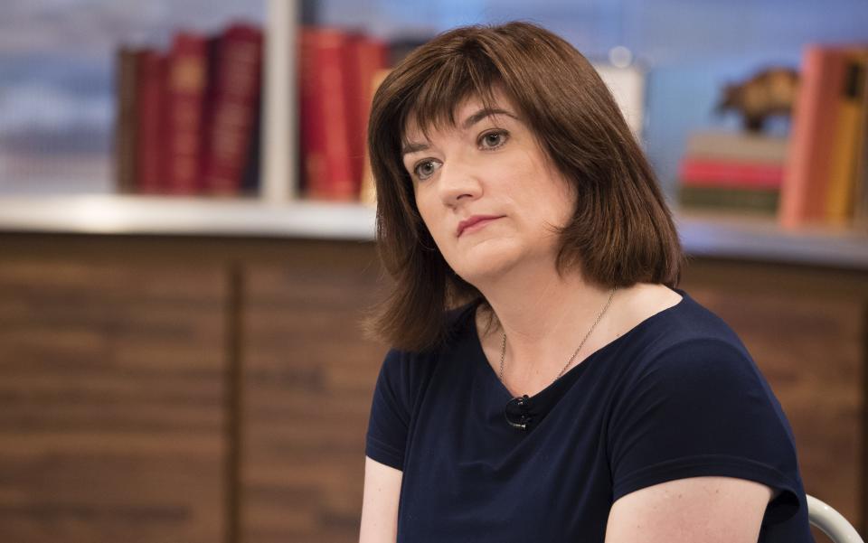 Chair of the Treasury Committee Nicky Morgan MP. The inquiry will consider, among other things, transitional arrangements, preparedness for ‘no deal’, and the long-term economic relationship. - Copyright (c) 2016 Rex Features. No use without permission.