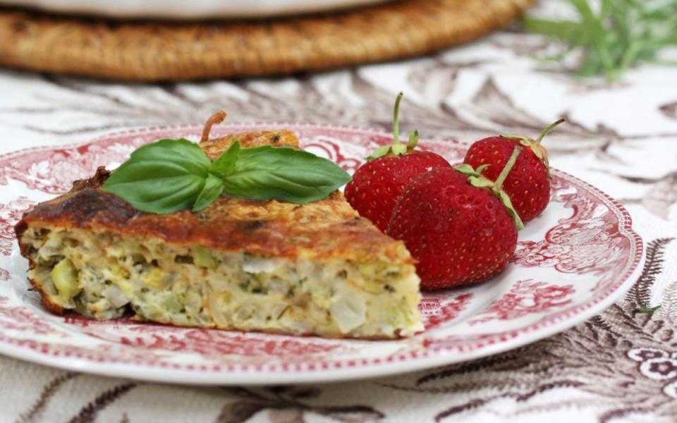 <p>Meal Makeover Moms</p><p>Springtime is the perfect time to add more fresh, local produce to your meals, especially your Easter brunch or dinner. This Easy Veggie Pie fits that bill with three veggies: cauliflower, broccoli and onion.</p><p><strong>Get the recipe: <a href="/278990/mealmakeovermoms/tips-for-adding-a-healthy-twist-to-easter-plus-easy-vegetable-pie/" data-ylk="slk:Easy Vegetable Pie;elm:context_link;itc:0;sec:content-canvas" class="link ">Easy Vegetable Pie</a></strong></p>