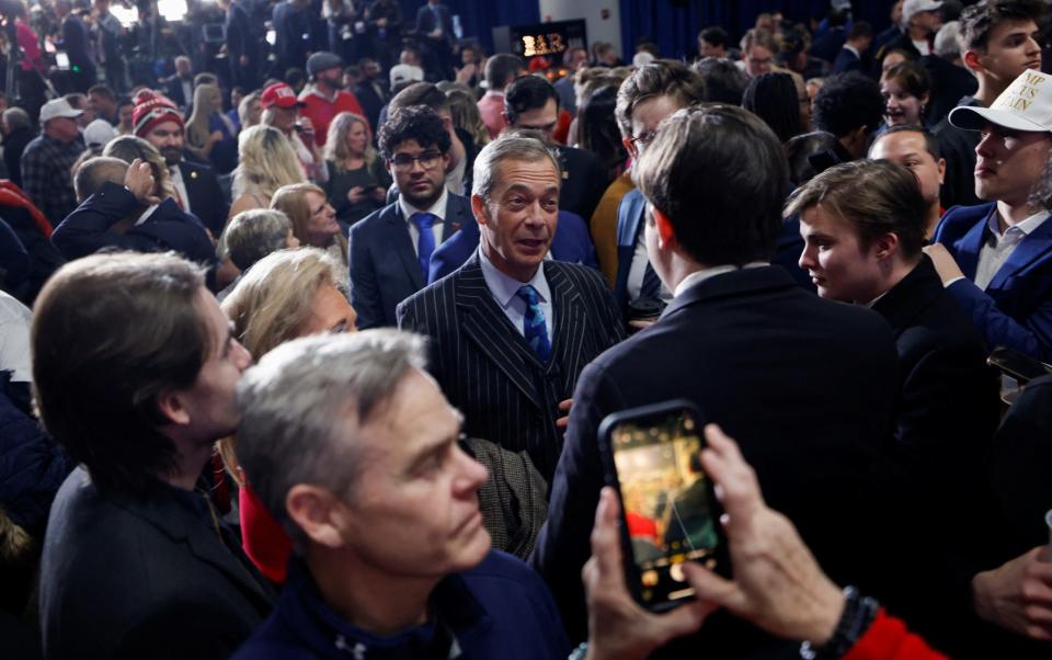 Nigel Farage was described as a ‘handsome guy’ by Donald Trump