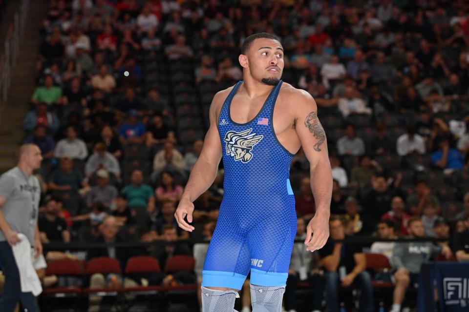 Aaron Brooks, a 2018 North Hagerstown graduate, is a three-time world medalist and a three-time NCAA champion.