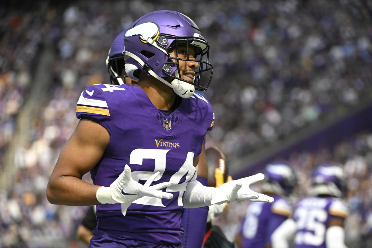 Vikings' 53-man roster by jersey number ahead of Week 4