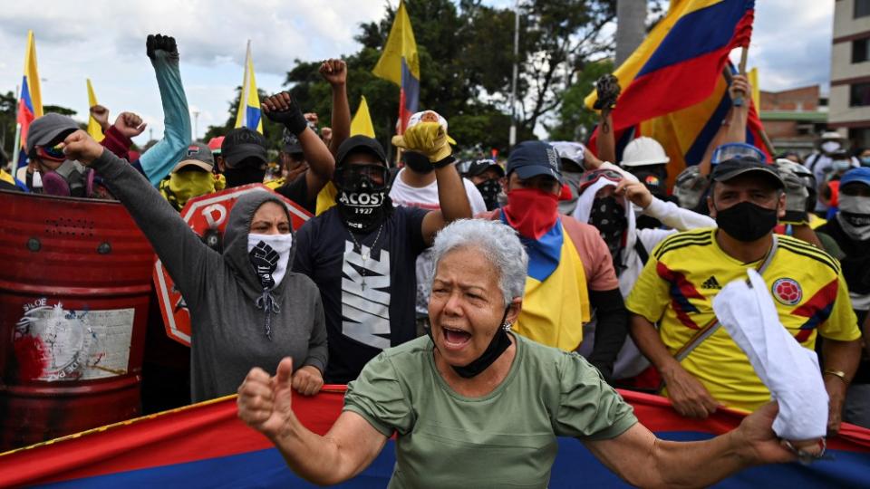 Protestas en Colombia