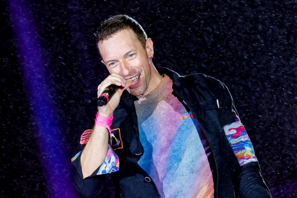 Chris Martin previously said being enviromentally friendly ‘makes business sense’ (Getty Images)