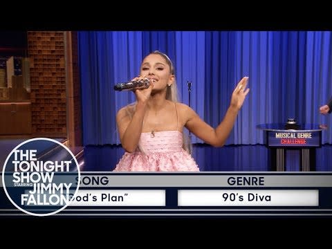 9) Musical Genre Challenge with Ariana Grande -