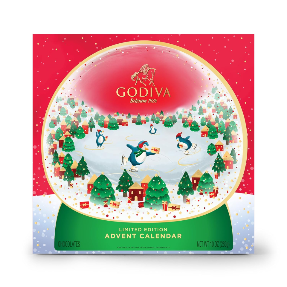 Godiva Chocolatier 2023 Deluxe Snowglobe Advent Calendar