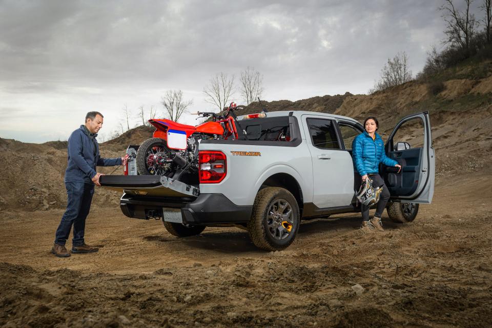 The 2023 Ford Maverick Tremor pickup truck.