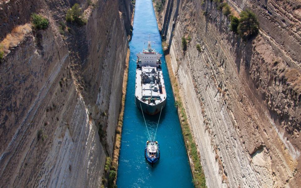 Canal cruise: Corinth Canal Cruises offers a two-hour cruise from £35 per person - Paul Boyden