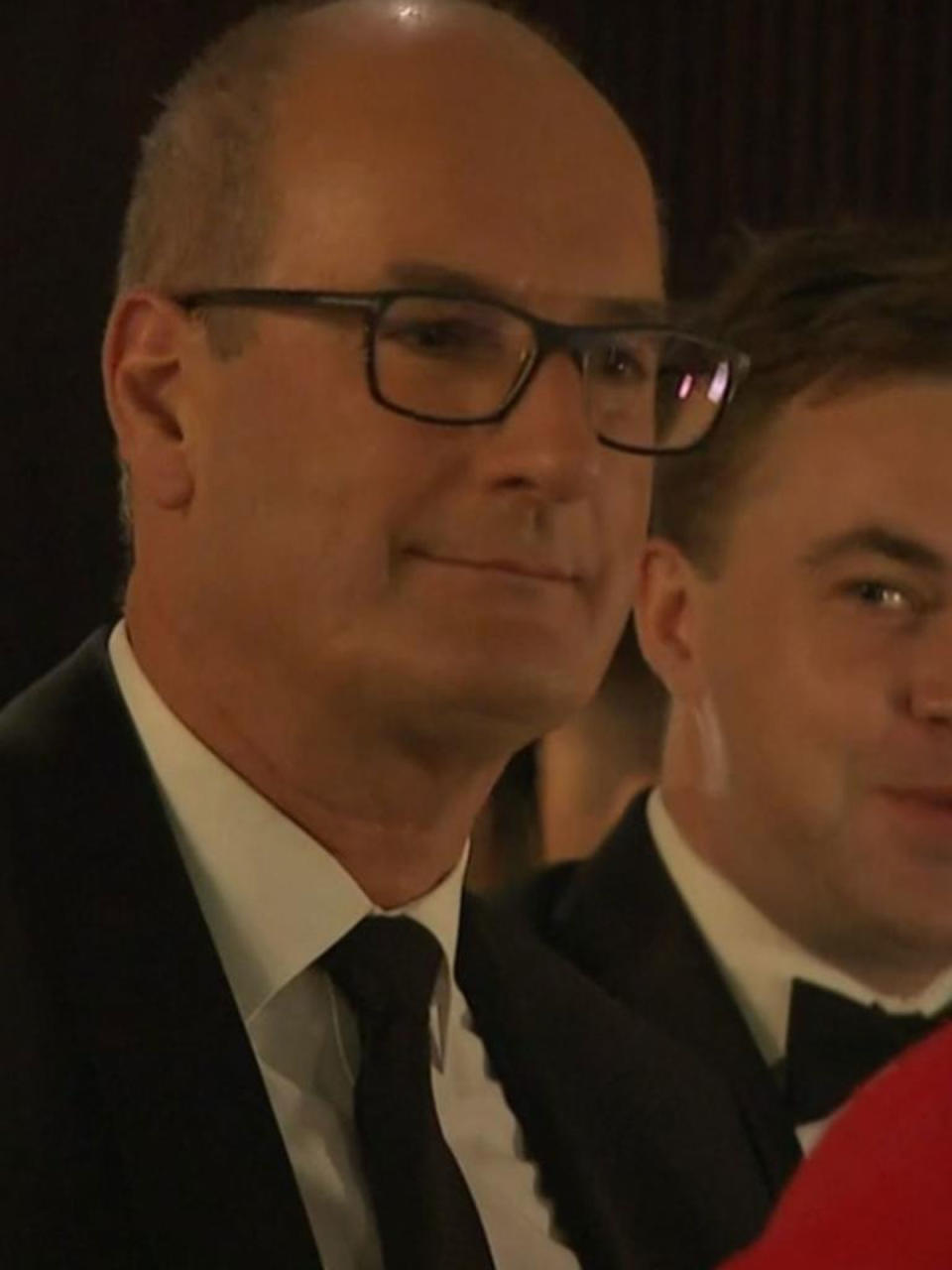 David Kochie Koch at the 2023 Logies not looking happy 