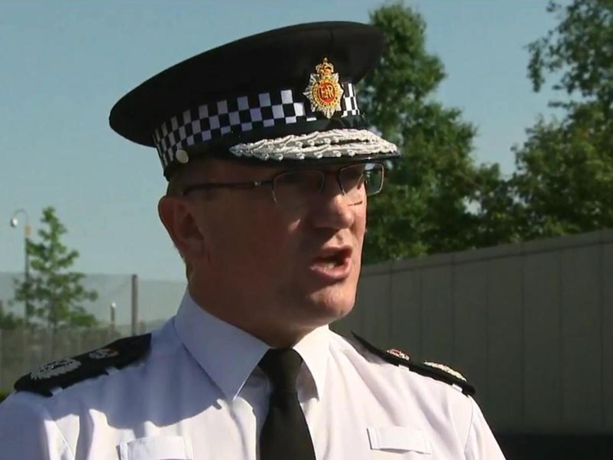 Chief Constable Ian Hopkins of Greater Manchester Police: Sky News