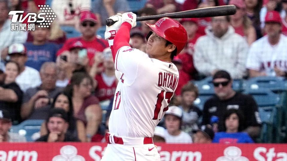 大谷翔平6月繳出13轟追平隊史紀錄。（圖／達志影像美聯社）