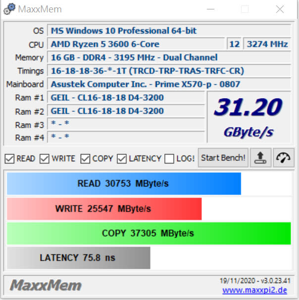 MAXXMEM 上速度表現不錯