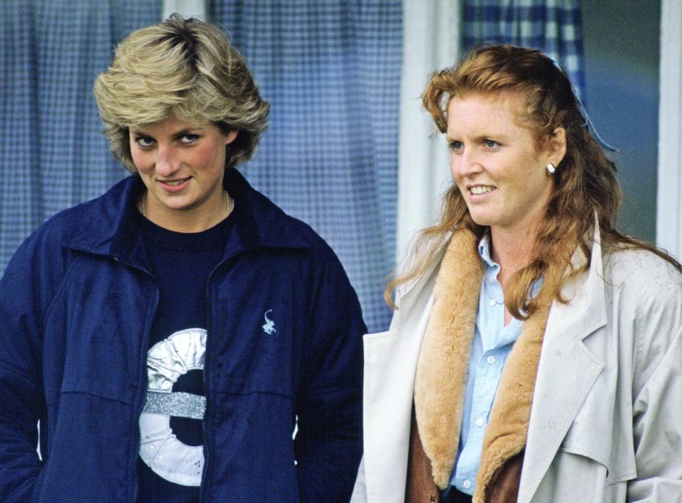 Princess Diana and Sarah Ferguson,