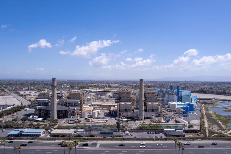 Site of possible $1.5 billion dollar water desalination plant in Huntington Beach, California