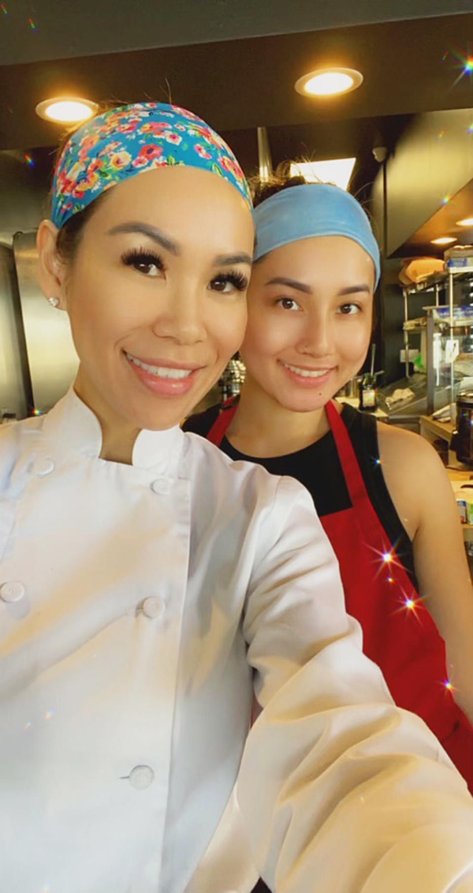 Carol Garnier and her daughter, Mary Dao, fought off a male suspect who entered their restaurant after business hours. (Courtesy Carol Garnier)