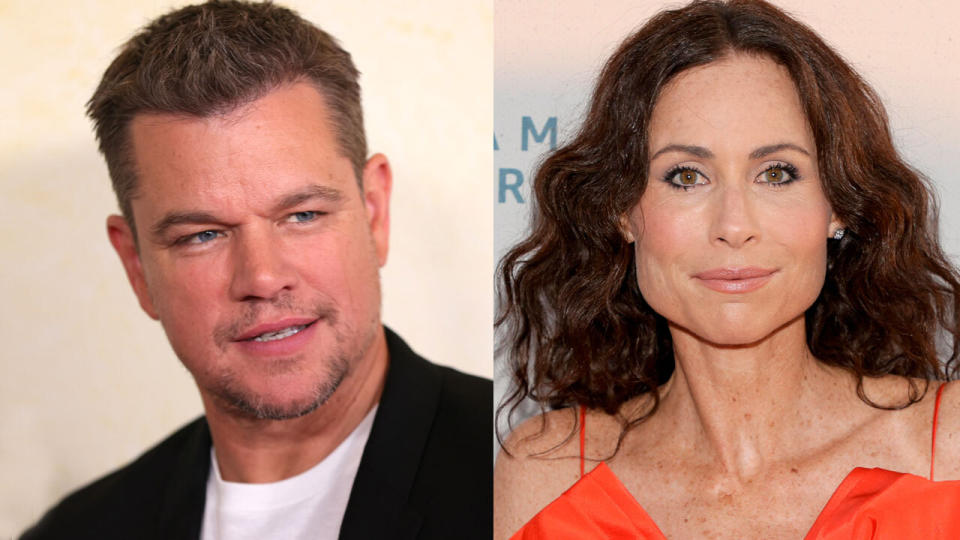 Minnie Driver details a recent run-in with ex-boyfriend, Matt Damon. (Photo: Getty Images)