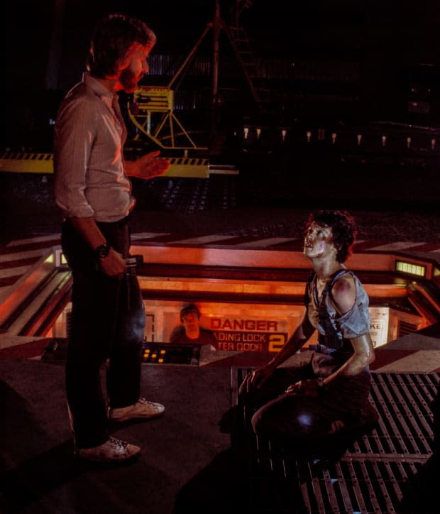 James Cameron directs Sigourney Weaver in "Aliens."<p>Rolf Konow/Sygma/Sygma via Getty Images</p>