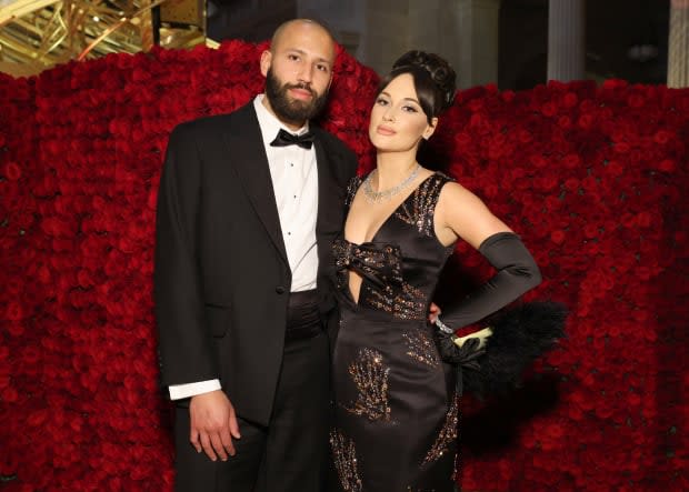 Cole Schafer and Kacey Musgraves at the Met Gala on May 2, 2022<p>Cindy Ord/MG22/Getty Images for The Met Museum/Vogue</p>