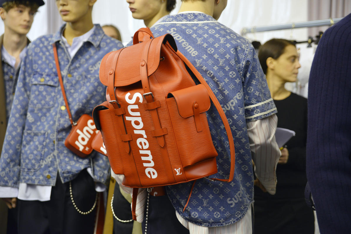 Supreme X Louis Vuitton Backpack At Supremenewyork.com