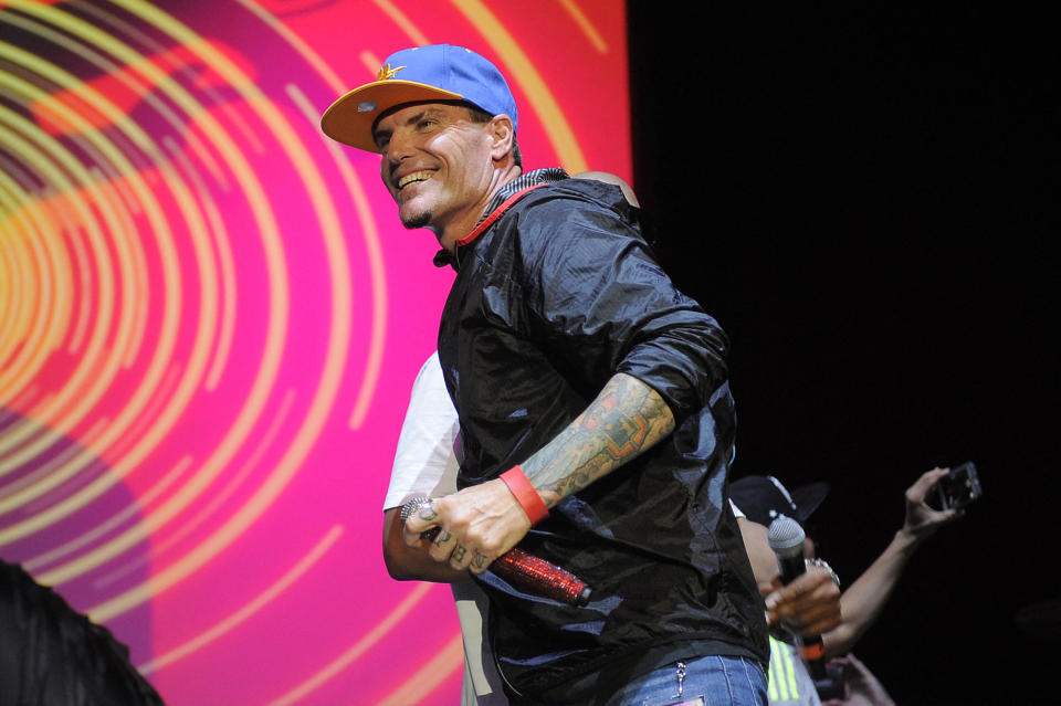 Vanilla Ice performing durinf 'I Love The 90's' at SSE Arena