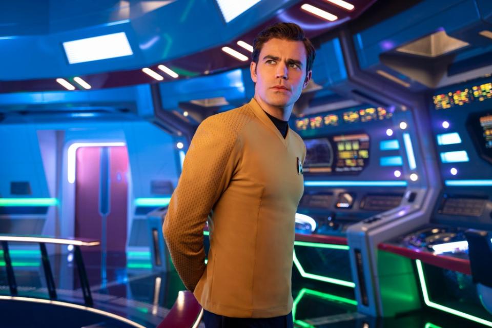 Paul Wesley as Captain Kirk. Kharen Hill/Paramount+