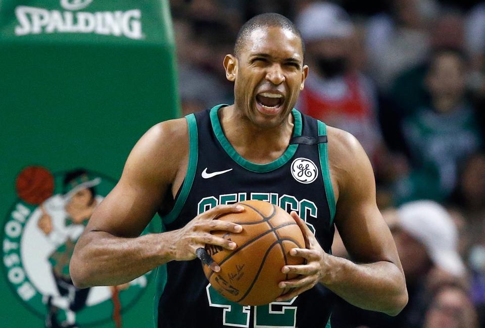 Celtics center Al Horford isn’t always afraid of the basketball. (AP)