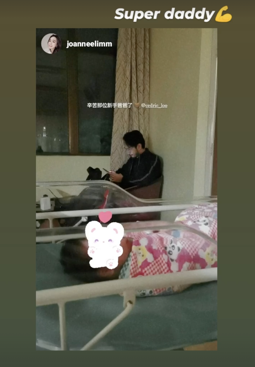 呂銳開心迎來寶貝女兒。（圖／呂銳IG）