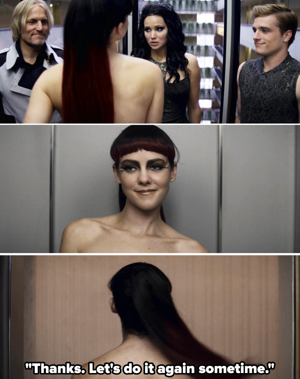 Screenshots from "Catching Fire"