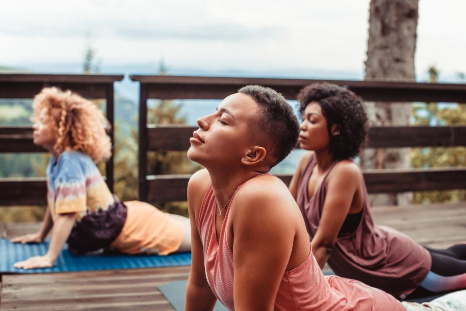 <p>For a necessary stress reliever, get the entire bridal party to go on a yoga retreat. You all will spend a few days meditating, eating nourishing meals, practicing yoga and other restorative wellness activities. Too pricey? Try a private yoga class instead. </p>
